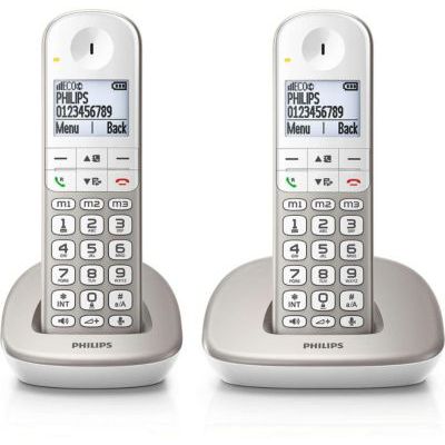 image PHILIPS DECT Téléphone XL Duo sans Répondeur XL4902S/34 Argent