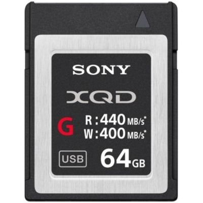 image Sony QDG64F/J XQD Carte mémoire Flash 64 Go 440 Mo/s