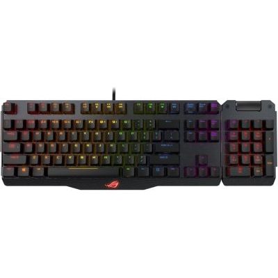 image Asus Clavier Gaming ROG Claymore Mécanique RGB, Aura sync, Switches Cherry MX RGB, Mémoire Intégrée, Port USB, AZERTY, Noir