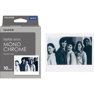 image Fujifilm Instax Wide Pack de 10 Film Monochrome