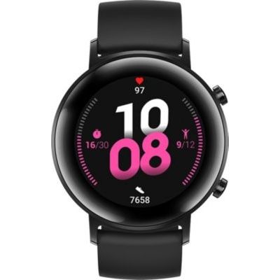 image HUAWEI Watch GT 2(42mm) Montre connectée, Autonomie d'une semaine, GPS intégré, 15 Modes de Sport, Suivi du rythme cardiaque en temps réel, Tracker d'activité quotidien, Noir