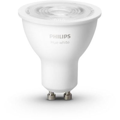 image Philips Hue Ampoule LED Connectée White GU10 Compatible Bluetooth, Fonctionne avec Alexa