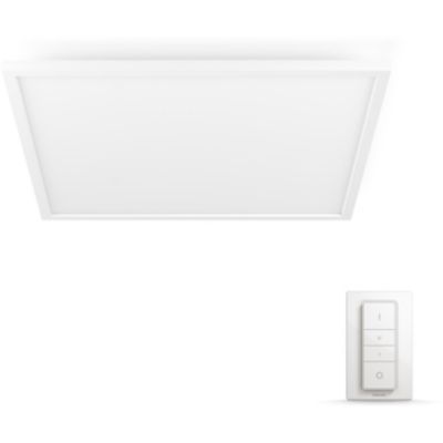 image Philips Hue White Ambiance AURELLE Panneau LED 60X60 cm 55 W - Blanc (télécommande incluse)