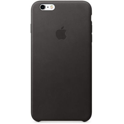 image Coque APPLE en cuir pour iPhone 6s Plus - Noir