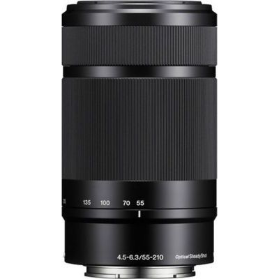 image Sony Objectif SEL-55210BQ Monture E APS-C 55-210 mm F4.5-6.3 - Noir