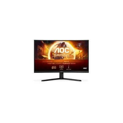 image AOC Gaming CQ32G4VE - Moniteur incurvé QHD 32 Pouces, 180 Hertz, 0,5 ms, HDR10, FreeSync Premium (2560x1440, HDMI, DisplayPort) Noir/Gris