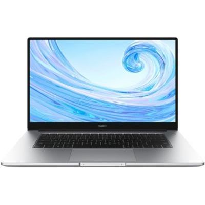 image HUAWEI MateBook D 15 2020 PC Portable 15.6'' 1080p FHD (AMD Ryzen 5 3500U, 8Go, 256Go), Argent & Sacoche à bandoulière pour Tablette et Ordinateur Portable 15.6" (40 cm) Noire, 1 pièce