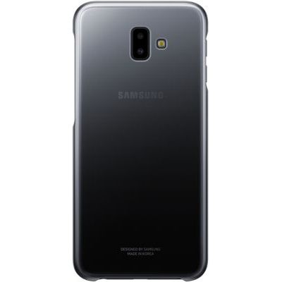 image Samsung Coque Rigide pour Galaxy J6+ Noir/Transparente