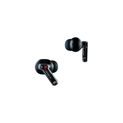 image Nothing Ear ecouteurs Bluetooth sans Fil avec Intégration de ChatGPT, Son Haute résolution 24 Bits, Réduction Active de Bruit Intelligente, Égaliseur avancé et Jusqu’à 40,5 Heures d’écoute - Noir