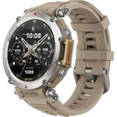 image Amazfit T-Rex Ultr, 47 mm, Montre Connectée Homme, Montre GPS Sport de Qualité Militaire, 160+ Modes Sportifs, SpO2, HD AMOLED, 10 ATM, Autonomie de 20 Jours