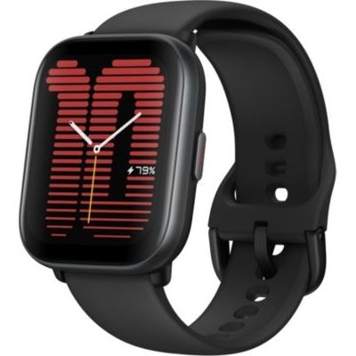 image Amazfit Active 42mm Smartwach, Assistant Vocal Parole-Texte; Jusqu'à 14 Jours d'Autonomie, GPS, Navigation d'Itinéraire, Appels Bluetooth, Mémoire Musicale, Compatible avec iOS et Android