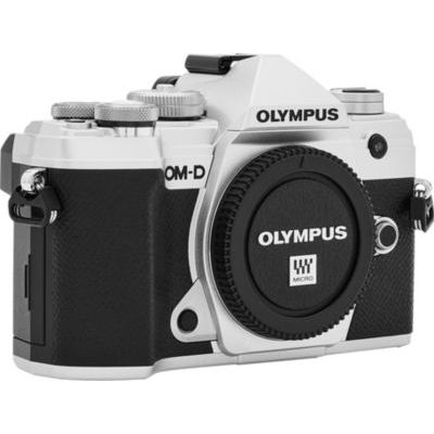 image Olympus OM-D E-M5 Mark III Silver Appareil Photo Micro 4/3, capteur 20 MP, stabilisateur d'image 5 axes, AF puissant, viseur électronique OLED, vidéo 4K, WLAN, Bluetooth