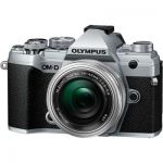 image produit Olympus OM-D E-M5 Mark III Kit, Appareil Photo Micro 4/3 (20 MP, Stabilisateur d'Image 5 Axes, AF puissant, Vidéo 4K, WLAN), Silver + Objectif M.Zuiko 14-42 mm