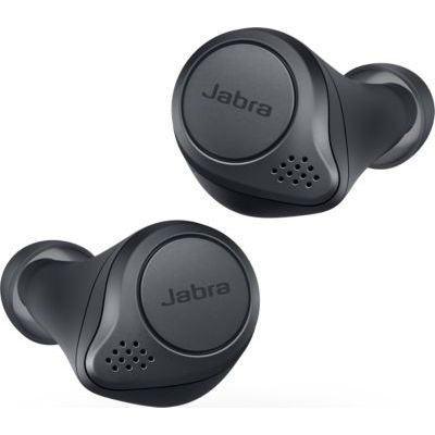 image Jabra Elite Active 75t Écouteurs sport sans fil avec réduction active du bruit et autonomie élevée de la batterie pour appels et musique – Gris