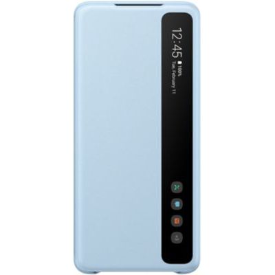 image Samsung Clear View Cover Galaxy S20+ - Bleu
