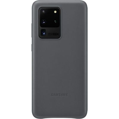 image Samsung Leather Cover Galaxy S20 Ultra - Cuir gris