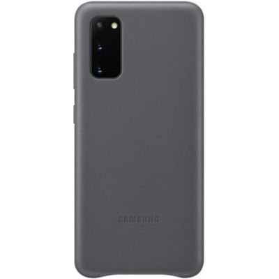 image Samsung Leather Cover Galaxy S20 - Cuir gris