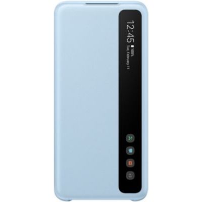 image Samsung Clear View Cover Galaxy S20 - Bleu