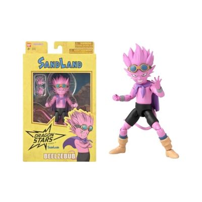 BANDAI - Sand Land - Figurine Dragon Stars 17 cm - Beelzebub - Licence Officielle Sand Land - Figurine articulée Beelzebub - Univers Manga Akira Toriyama - Jouet Enfant 4 Ans et + - 37815