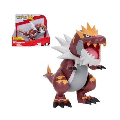 Pokémon Bandai Figurine Rexilius 30cm - Figurines légendaires 30 cm - Grande Figurine Rexilius (Tyrantrum) - Jouet Enfant 4 Ans et + - JW3422