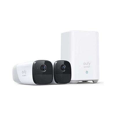 image eufy eufyCam outdoor 2 Pro Caméra de sécurité IP Extérieure Cosse Mur Blanc, Ensemble de 3 pièces