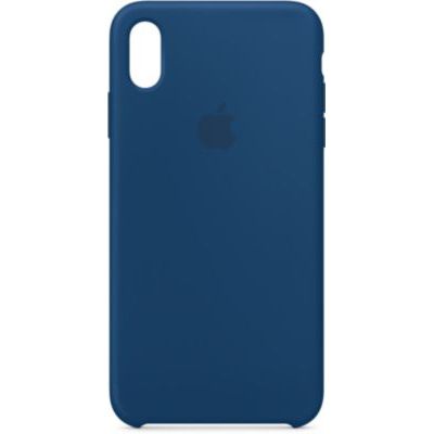 image Apple Coque en Silicone (pour iPhone XS Max) - Bleu Horizon