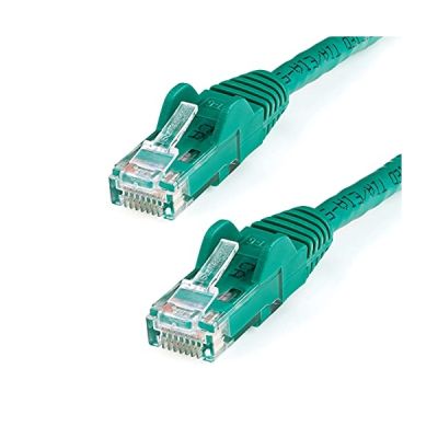 image STARTECH Câble réseau Cat6 Gigabit UTP - Sans crochet - 10 m - Cordon Ethernet RJ45 anti-accroc - Câble patch Mâle / Mâle - Noir