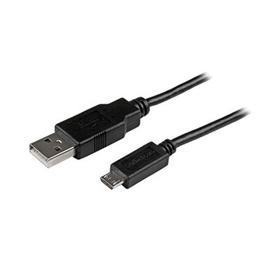 Câble de charge / sync USB A vers Micro B slim 1 m - Câble de charge / sync USB A vers Micro B slim 1 m - USBAUB1MBK