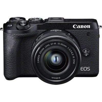 image Canon EOS M6 Mark II Kit + Objectif EF-M 15-45 is STM + viseur EVF