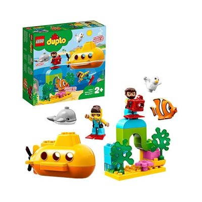 LEGO-DUPLO  L'aventure en sous-marin J, 24 Pièces de Construction 10910
