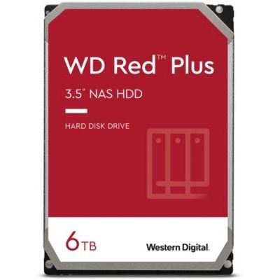 WD Red, Disque dur interne NAS 6 TB - 5400 rpm, SATA 6 Gb/s, SMR, Cache de 256 MB, 3,5 po