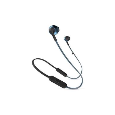 image JBL TUNE 205BT – Écouteurs sans fil Bluetooth – Avec microphone intégré et télécommande à 3 boutons – Autonomie jusqu'à 6 hrs – Bleu