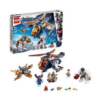 image LEGO Marvel Super Heroes - L'hélicoptère des Avengers, 482 Pièces - 76144