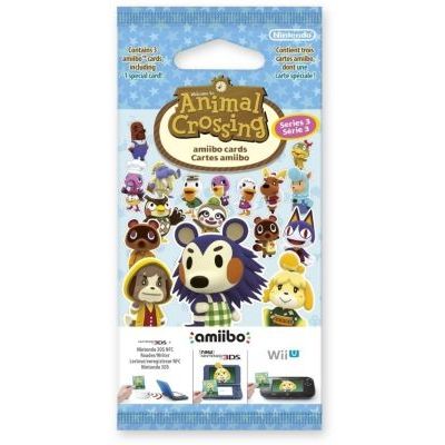 image Paquet de 3 cartes Animal Crossing Série 3