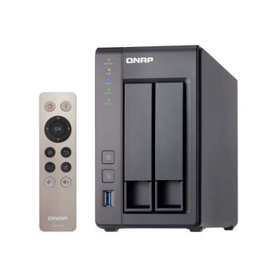 image QNAP TS-251+-2G Desktop NAS avec 2 Go de RAM DDR3L,  2 baies de stockage