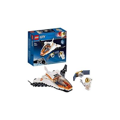 LEGO-City La mission d’entretien du satellite, Jouet de Construction, 84 Pièces 60224