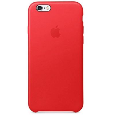image Apple Coque en cuir (pour iPhone 6/6s) - (PRODUCT)RED