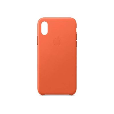 image Apple Coque en cuir (pour iPhone XS) - Coucher de soleil