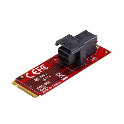 image STARTECH Adaptateur U.2 vers M.2 PCIe pour SSD U.2 NVMe - SFF-8639 - PCI Express 3.0 x4 - Carte PCIe U.2