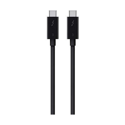 image Belkin - Câble Thunderbolt 3 USB-C 3.1 - 40 Gbit/s, 5K, 100 W - 2M - Noir (Certifié Thunderbolt)