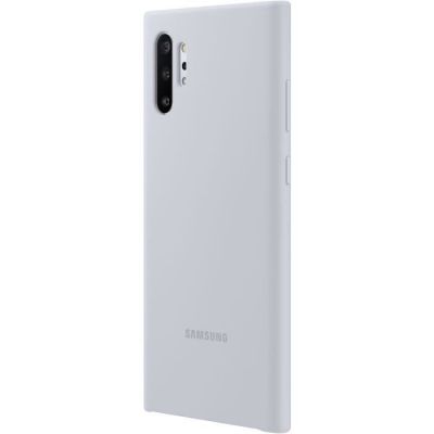 image SAMSUNG Coque Silicone Silver Galaxy Note 10+