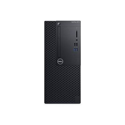 Dell OptiPlex 3070 - MT - Core i3 9100/3.6 GHz - RAM 4 Go - HDD 1 to - graveur de DVD - UHD Graphics 630 - GigE - Win 10 Pro 64 Bits - Moniteur : Aucun - BTS - avec 1 an Basique sur site