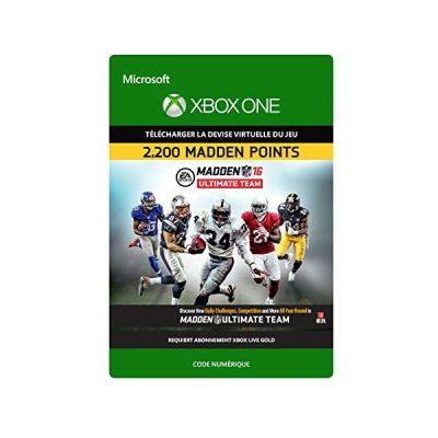 image Madden NFL 16 2,200 Points - Consommable jeu Xbox One