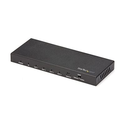 STARTECH Répartiteur HDMI 1 entrée 4 sorties - Splitter HDMI 2.0 à 4 ports - 4K Ultra HD (UHD) 60 Hz - HDR - 4096 x 2160 - 5 m