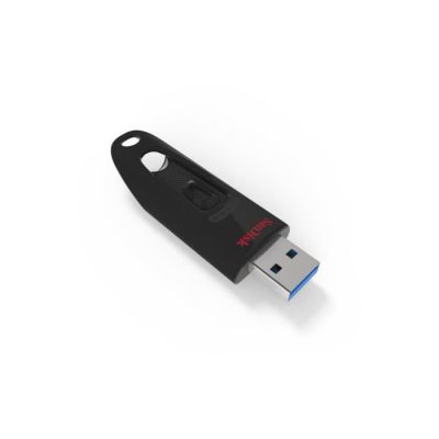 image Clé USB 3.0 SanDisk Ultra 256 Go avec Une Vitesse de Lecture allant jusqu'à 130 Mo/s & Etui de Voyage Universel pour GPS de 3.5 à 4.3 Pouces