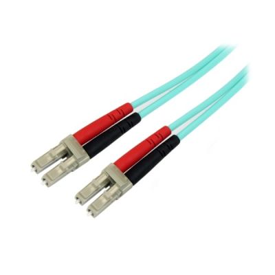 STARTECH Câble fibre optique duplex multimode 50/125 OM3 - 10 m - LC vers LC - Aqua