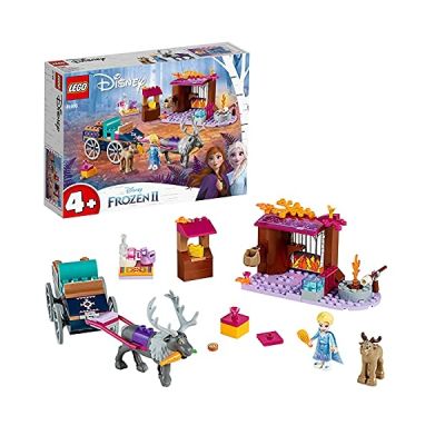 image LEGO-Disney Princess L'aventure en calèche d'Elsa  Issu du Film la Reine des Neiges 2 de Disney, 116 Pièces 41166