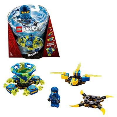LEGO NINJAGO Toupie Spinjitzu Jay Jeu de construction, 7 Ans et Plus, 97 Pièces  70660