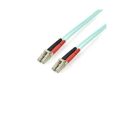 image STARTECH Câble fibre optique duplex multimode 50/125 OM3 - 5m - LC vers LC - Aqua