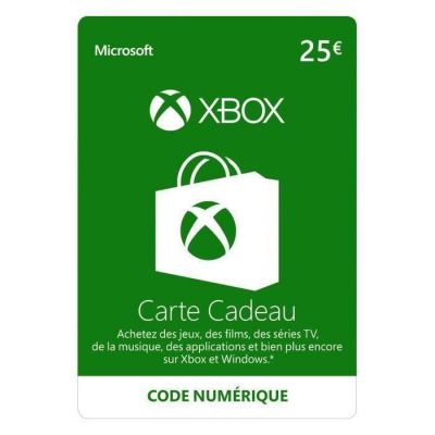 image Code Xbox Live 25€